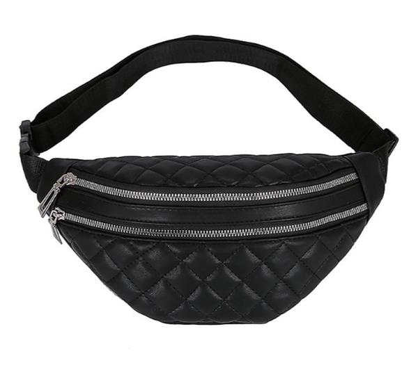 Grote foto plaid waist bag for women pu leather crossbody shoulder fanny pack hip purse sieraden tassen en uiterlijk damestassen