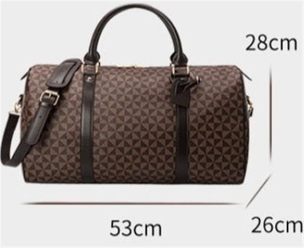 Grote foto grote reisschoudertas waterdichte fitness pu lederen bagagehandtas sieraden tassen en uiterlijk schoudertassen