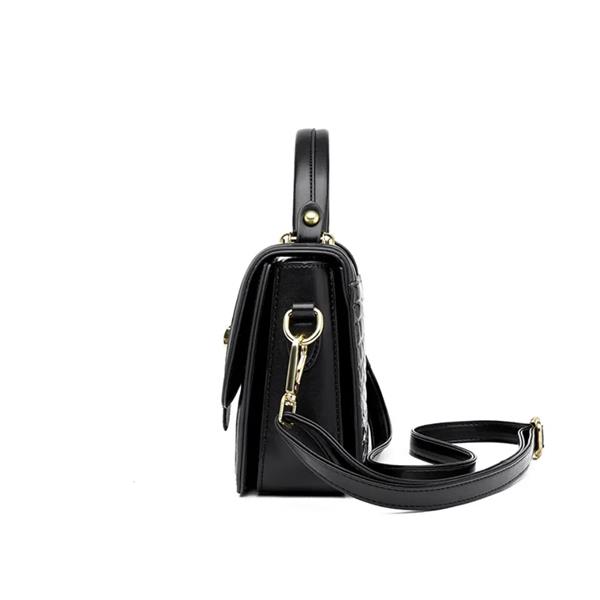 Grote foto luxury fashion bag pu leather retro print crossbody shoulder bag women girls sieraden tassen en uiterlijk damestassen