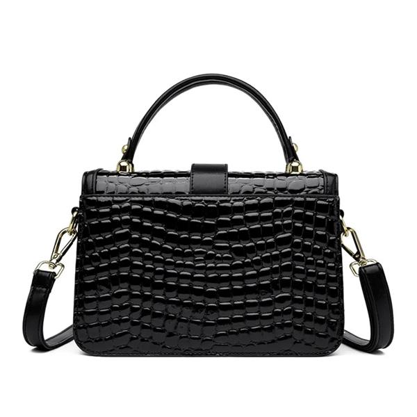 Grote foto luxury fashion bag pu leather retro print crossbody shoulder bag women girls sieraden tassen en uiterlijk damestassen