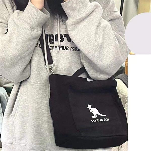 Grote foto casual canvas bag for women versatile tote crossbody shoulder handbag sieraden tassen en uiterlijk damestassen