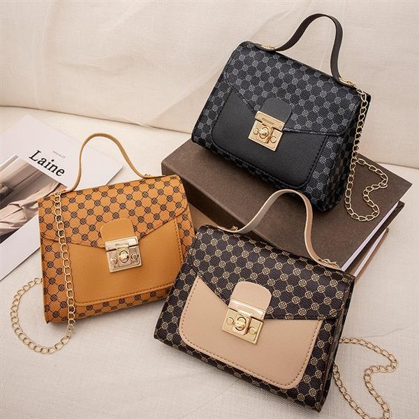 Grote foto luxe schoudertas met gouden ketting crossbody kleine vierkante clutch handtas sieraden tassen en uiterlijk damestassen