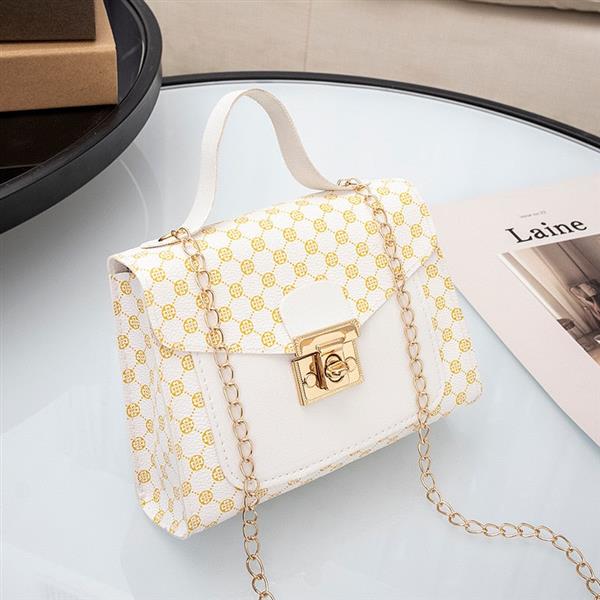 Grote foto luxe schoudertas met gouden ketting crossbody kleine vierkante clutch handtas sieraden tassen en uiterlijk damestassen