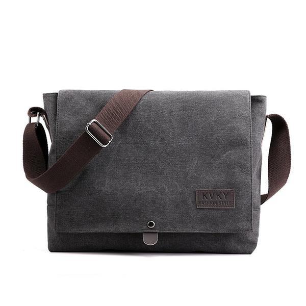 Grote foto canvas crossbody schoudertas voor heren modieuze casual flap satchel sieraden tassen en uiterlijk schoudertassen