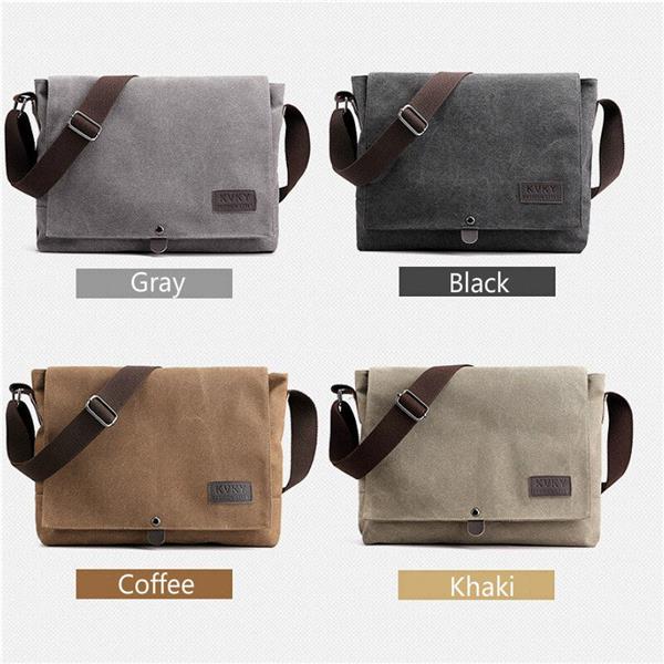 Grote foto canvas crossbody schoudertas voor heren modieuze casual flap satchel sieraden tassen en uiterlijk schoudertassen