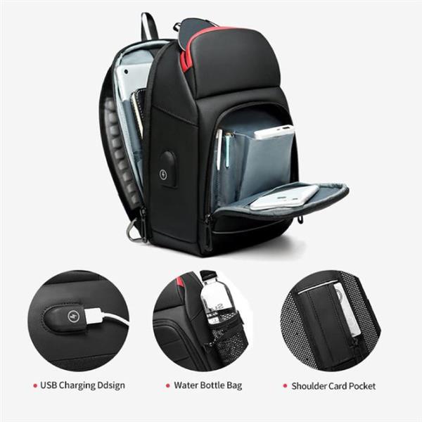 Grote foto crossbody borsttas voor heren waterdichte usb rugzak die messenger tasje oplaadt sieraden tassen en uiterlijk rugtassen