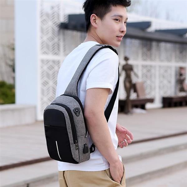 Grote foto sling borsttas voor heren waterdichte usb oplader crossbody rugzak opladen messenger purse sieraden tassen en uiterlijk rugtassen