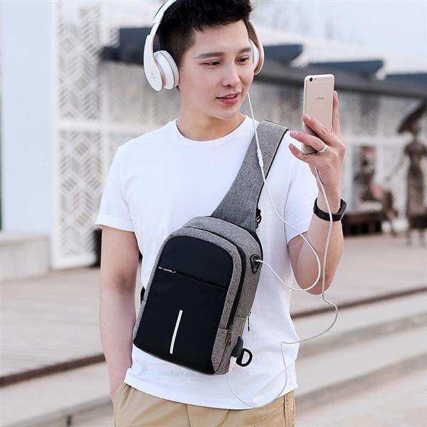 Grote foto sling borsttas voor heren waterdichte usb oplader crossbody rugzak opladen messenger purse sieraden tassen en uiterlijk rugtassen