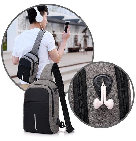 Grote foto sling borsttas voor heren waterdichte usb oplader crossbody rugzak opladen messenger purse sieraden tassen en uiterlijk rugtassen