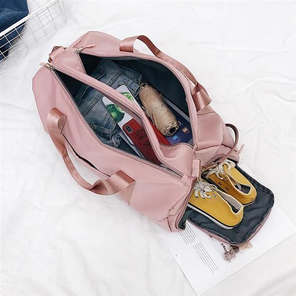 Grote foto outdoor waterdichte nylon sport sporttas unisex met schoenenvak training fitness reishandtas sieraden tassen en uiterlijk damestassen