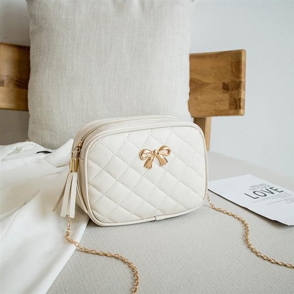 Grote foto kleine messenger bag met borduurwerk en ketting voor dames mode crossbody handtas sieraden tassen en uiterlijk damestassen
