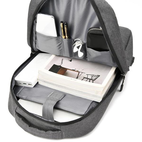 Grote foto zakelijke rugzak voor heren usb oplaadontwerp nylon reistas voor laptops sieraden tassen en uiterlijk rugtassen