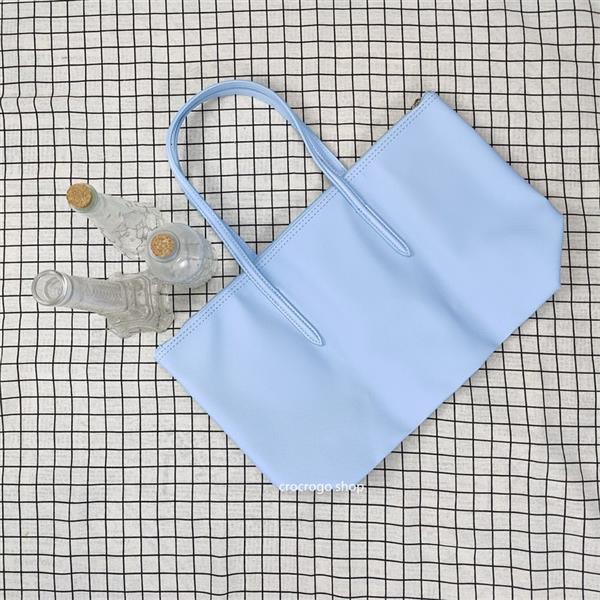 Grote foto tote tas met grote capaciteit voor dames macaron kleuren waterdichte coating pvc handtas met rits sieraden tassen en uiterlijk damestassen