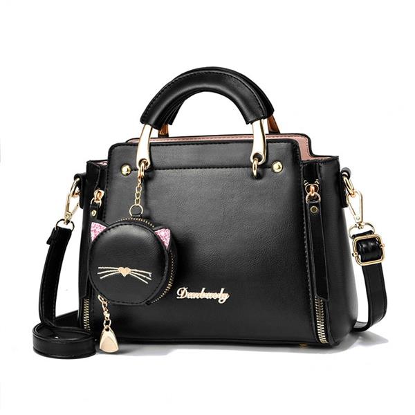 Grote foto trendy fashion handtas met kattentasje voor dames schoudertas messenger portemonnee sieraden tassen en uiterlijk damestassen