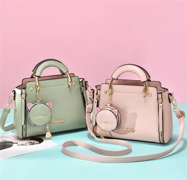 Grote foto trendy fashion handtas met kattentasje voor dames schoudertas messenger portemonnee sieraden tassen en uiterlijk damestassen