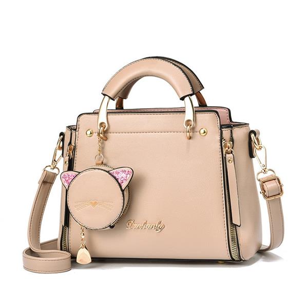 Grote foto trendy fashion handtas met kattentasje voor dames schoudertas messenger portemonnee sieraden tassen en uiterlijk damestassen