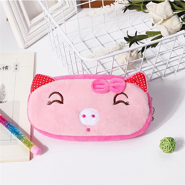 Grote foto cartoon dieren pluche etui kawaii etui voor school en kantoorbenodigdheden verzamelen overige verzamelingen
