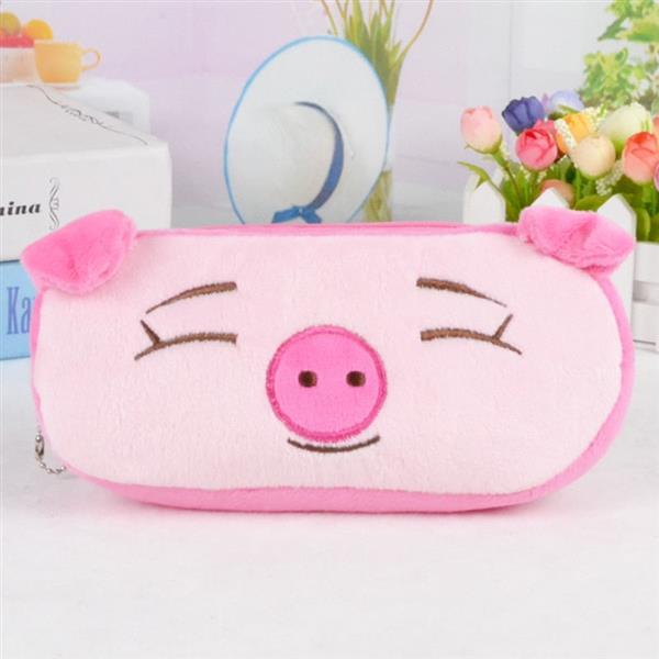 Grote foto cartoon dieren pluche etui kawaii etui voor school en kantoorbenodigdheden verzamelen overige verzamelingen