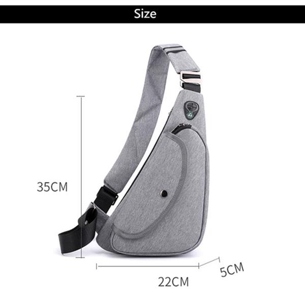 Grote foto sling borsttas crossbody anti diefstal mini reissporttas met koptelefoonaansluiting sieraden tassen en uiterlijk schoudertassen
