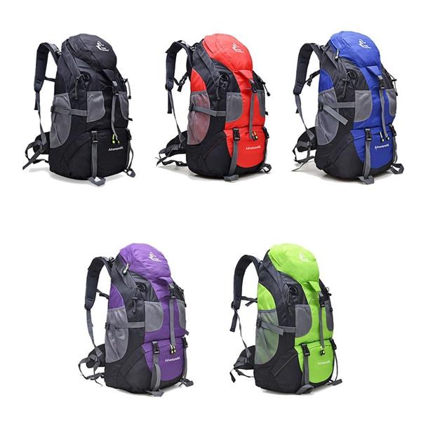 Grote foto 50l outdoor trekking rugzak camping wandelen klimtas waterdichte bergbeklimmen rugzak sieraden tassen en uiterlijk rugtassen