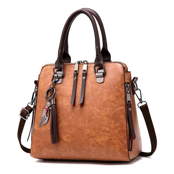 Grote foto zachte pu lederen schoudertas voor dames handtas luxe crossbody portemonnee fashion tote sieraden tassen en uiterlijk damestassen