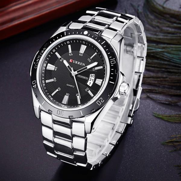 Grote foto mechanisch zakelijk horloge voor heren quartz horloge roestvrij stalen band polshorloge kleding dames horloges
