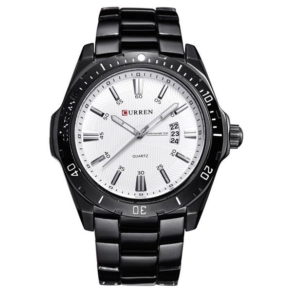 Grote foto mechanisch zakelijk horloge voor heren quartz horloge roestvrij stalen band polshorloge kleding dames horloges