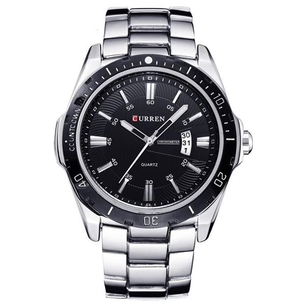 Grote foto mechanisch zakelijk horloge voor heren quartz horloge roestvrij stalen band polshorloge kleding dames horloges