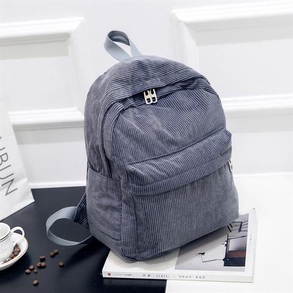 Grote foto corduroy schoolrugzak ultralichte modieuze reistas voor dames tienermeisjes sieraden tassen en uiterlijk rugtassen