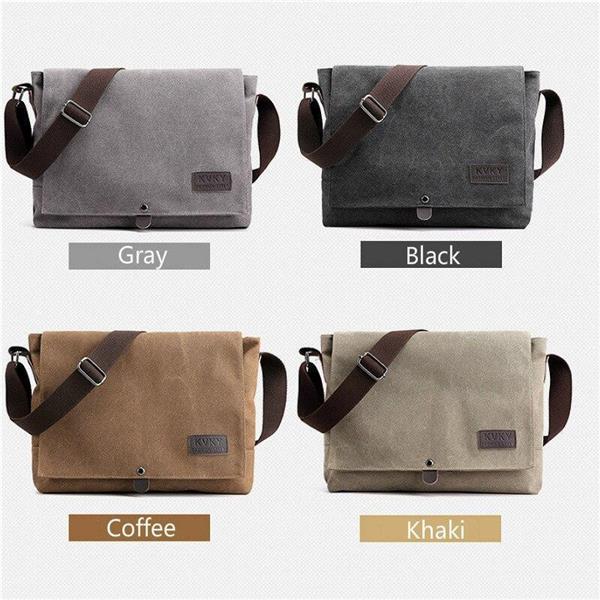 Grote foto canvas crossbody schoudertas voor heren modieuze casual flap satchel sieraden tassen en uiterlijk schoudertassen