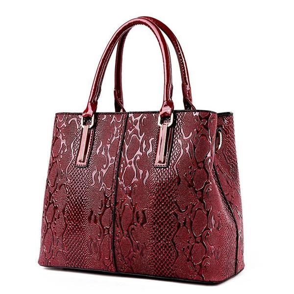 Grote foto luxe leren draagtas designer handtas schoudertas met grote capaciteit voor dames sieraden tassen en uiterlijk damestassen