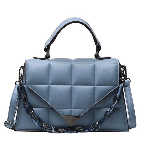 Grote foto luxe schoudertas met klep en ketting voor dames mode pu lederen handtas handtas klassiek sieraden tassen en uiterlijk damestassen