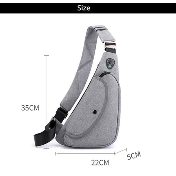 Grote foto sling borsttas crossbody anti diefstal mini reissporttas met koptelefoonaansluiting sieraden tassen en uiterlijk schoudertassen