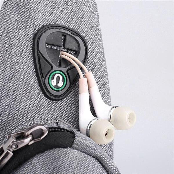 Grote foto sling borsttas crossbody anti diefstal mini reissporttas met koptelefoonaansluiting sieraden tassen en uiterlijk schoudertassen