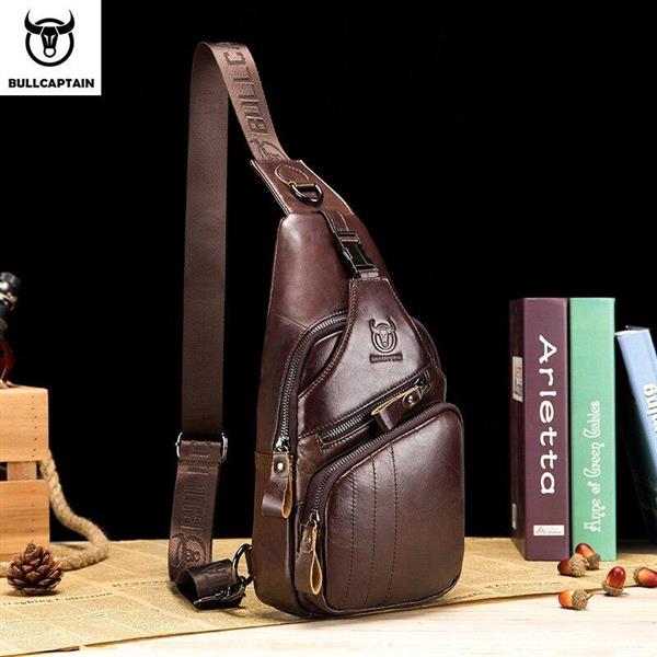 Grote foto leren borsttas voor heren classy messenger purse fashion business pack hoge capaciteit sieraden tassen en uiterlijk rugtassen