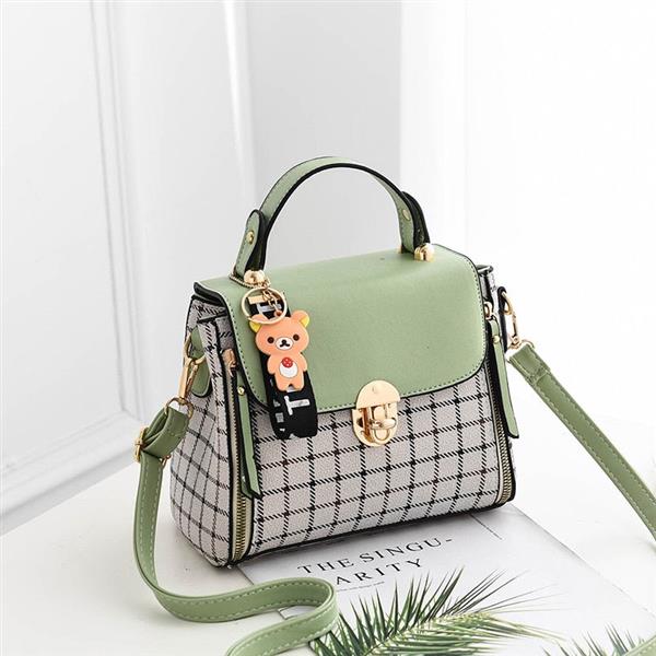 Grote foto koreaanse mode geruite tas voor dames schouderpakket crossbody handtas portemonnee sieraden tassen en uiterlijk damestassen