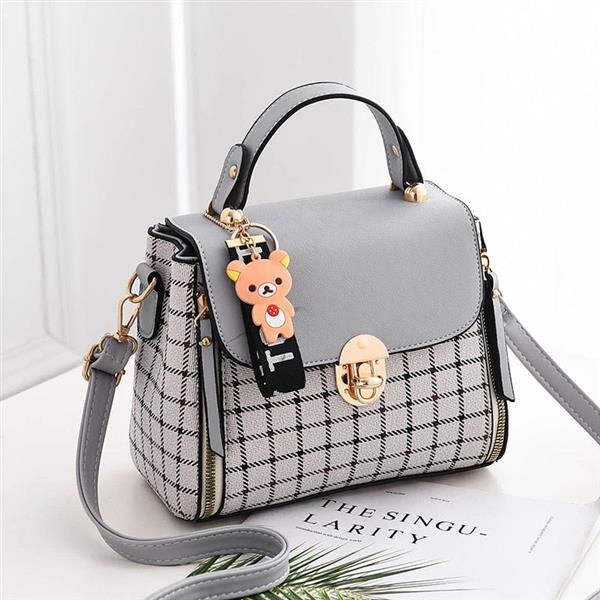 Grote foto koreaanse mode geruite tas voor dames schouderpakket crossbody handtas portemonnee sieraden tassen en uiterlijk damestassen