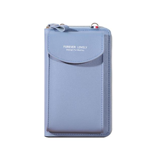 Grote foto multifunctionele portemonnee voor dames pu lederen mobiele telefoon portemonnee tas kaart paspoort kleding dames sieraden