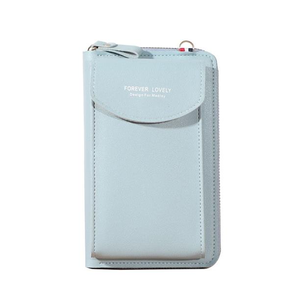 Grote foto multifunctionele portemonnee voor dames pu lederen mobiele telefoon portemonnee tas kaart paspoort kleding dames sieraden