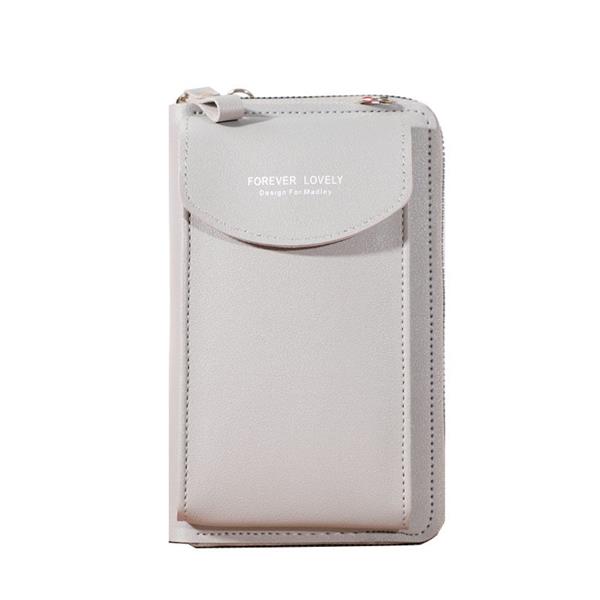 Grote foto multifunctionele portemonnee voor dames pu lederen mobiele telefoon portemonnee tas kaart paspoort kleding dames sieraden