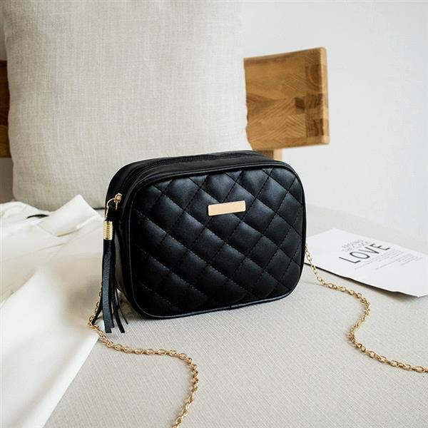 Grote foto kleine messenger bag met borduurwerk en ketting voor dames mode crossbody handtas sieraden tassen en uiterlijk damestassen