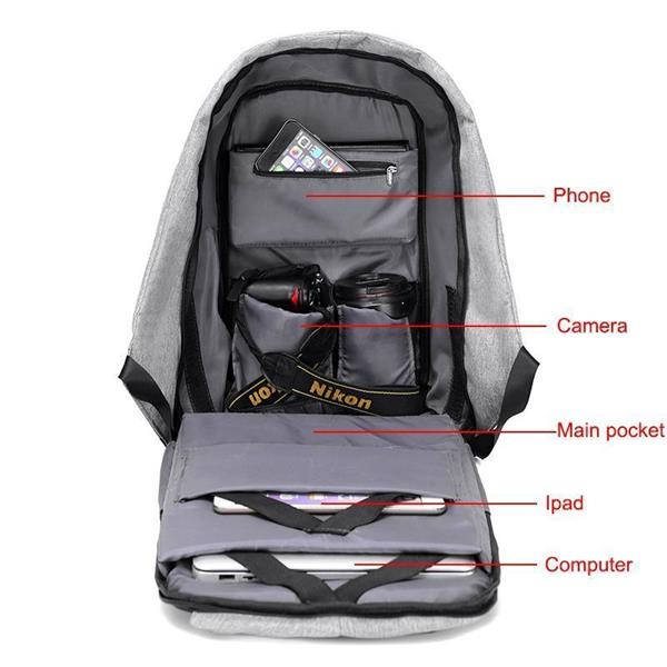 Grote foto anti diefstal rugzak met usb oplader 15 6 inch schoolwaterafstotende laptoptas met grote capacitei sieraden tassen en uiterlijk rugtassen