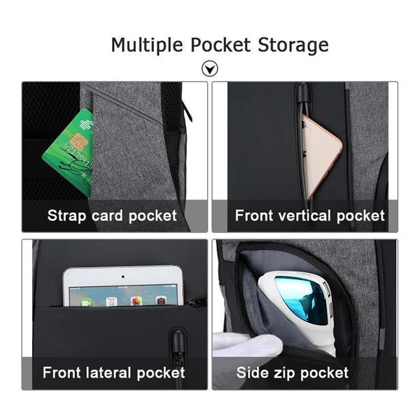 Grote foto oxford laptoprugzak met usb oplader waterdichte schooltas met grote capaciteit van 15 6 inch voor sieraden tassen en uiterlijk rugtassen