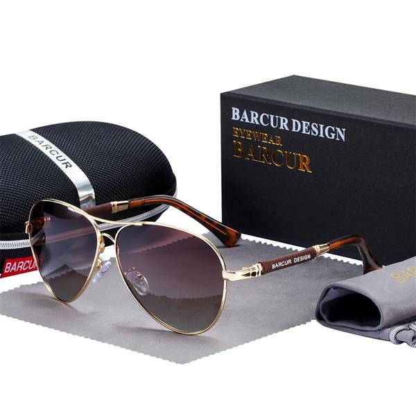 Grote foto gepolariseerde spiegel aviator zonnebril bril van titaniumlegering unisex gradient pilot shades kleding dames sieraden