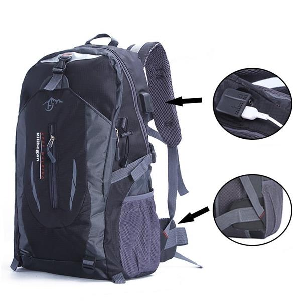Grote foto nylon waterdichte reisrugzak unisex klimmen travel outdoor sports bag sieraden tassen en uiterlijk rugtassen