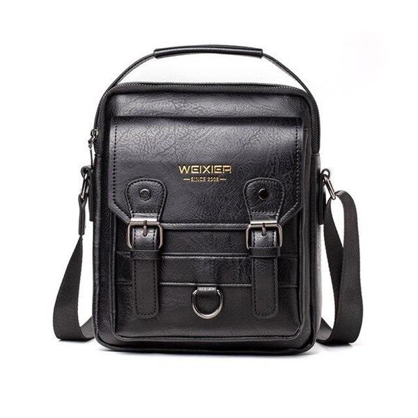 Grote foto crossbodytas met grote capaciteit voor heren casual schoudertas zachte handtas pu leer sieraden tassen en uiterlijk schoudertassen