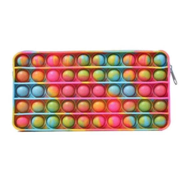 Grote foto antistress pop it fidget etui zintuiglijke siliconen speelgoed bubbel opbergtas voor kinderen kind verzamelen overige verzamelingen