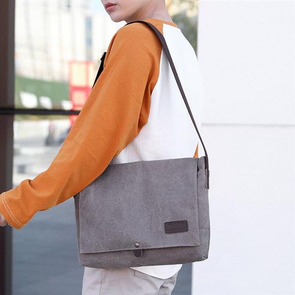 Grote foto canvas crossbody schoudertas voor heren modieuze casual flap satchel sieraden tassen en uiterlijk schoudertassen