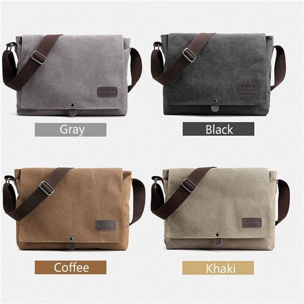 Grote foto canvas crossbody schoudertas voor heren modieuze casual flap satchel sieraden tassen en uiterlijk schoudertassen
