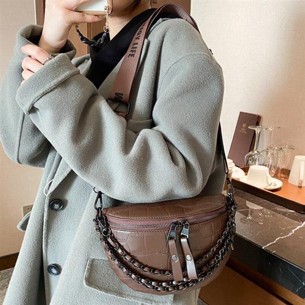 Grote foto luxe heuptasje voor dames heuptas met dikke riem crossbody designer handtas sieraden tassen en uiterlijk damestassen